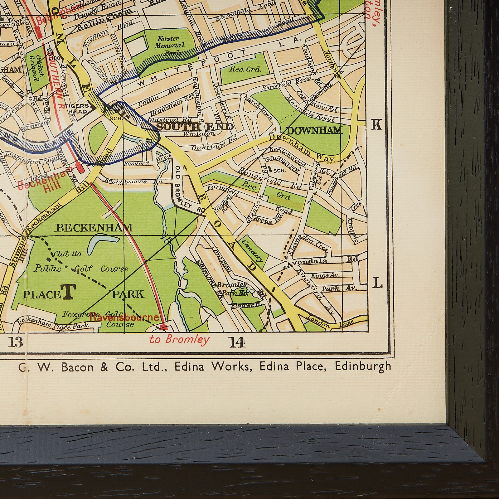 Bacon s Large Print Map Of London LASSCO England s Prime Resource For Architectural Antiques Salvage Curiosities