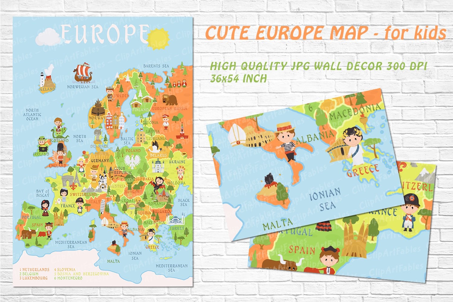 Printable Maps Of Europe