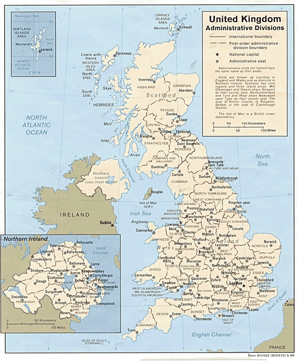 Detailed Administrative Map Of Great Britain Great Britain Detailed Administrative Map Vidiani Maps Of All Countries In One Place