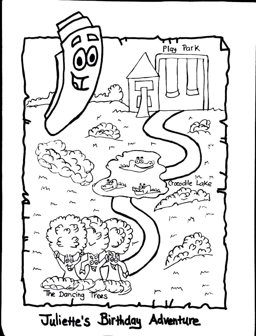 Dora Map Template While Everyone Else Is Sleeping
