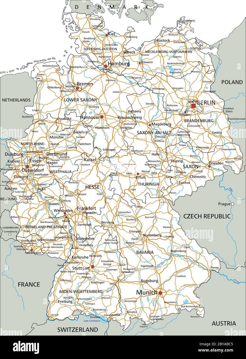 Germany Printable Map