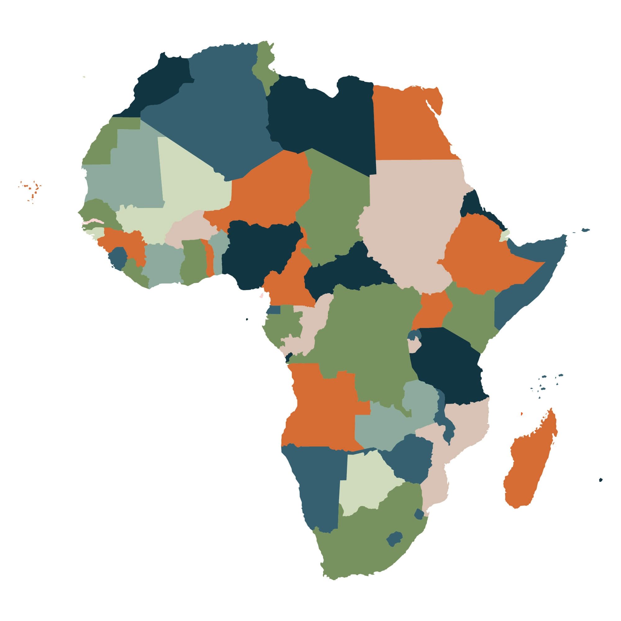 Printable Maps Africa