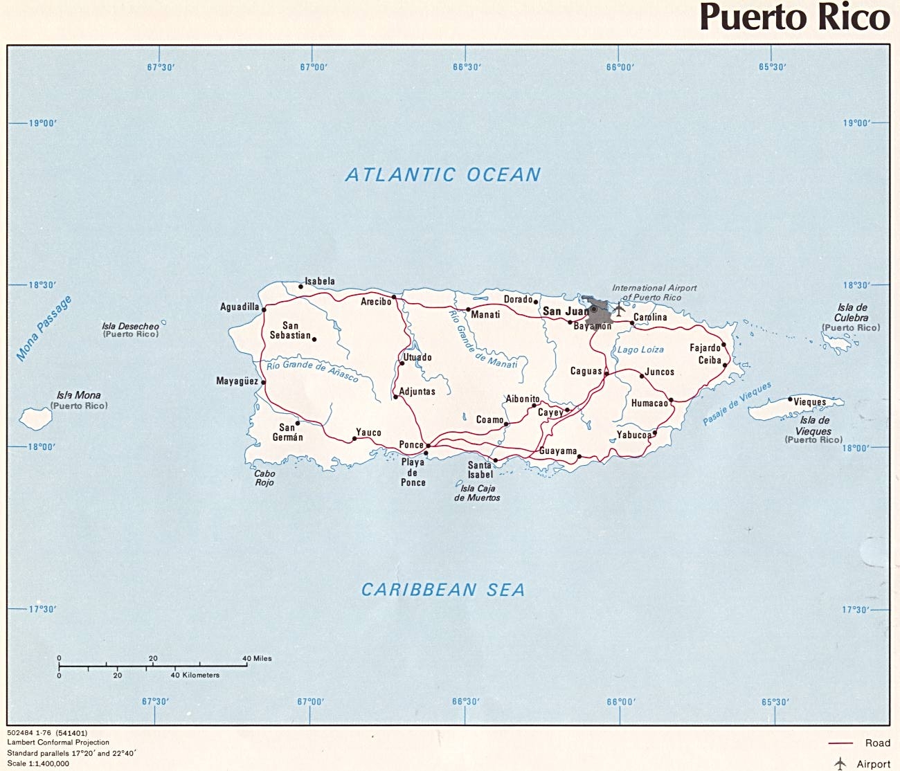 Puerto Rico Maps Perry Casta eda Map Collection UT Library Online