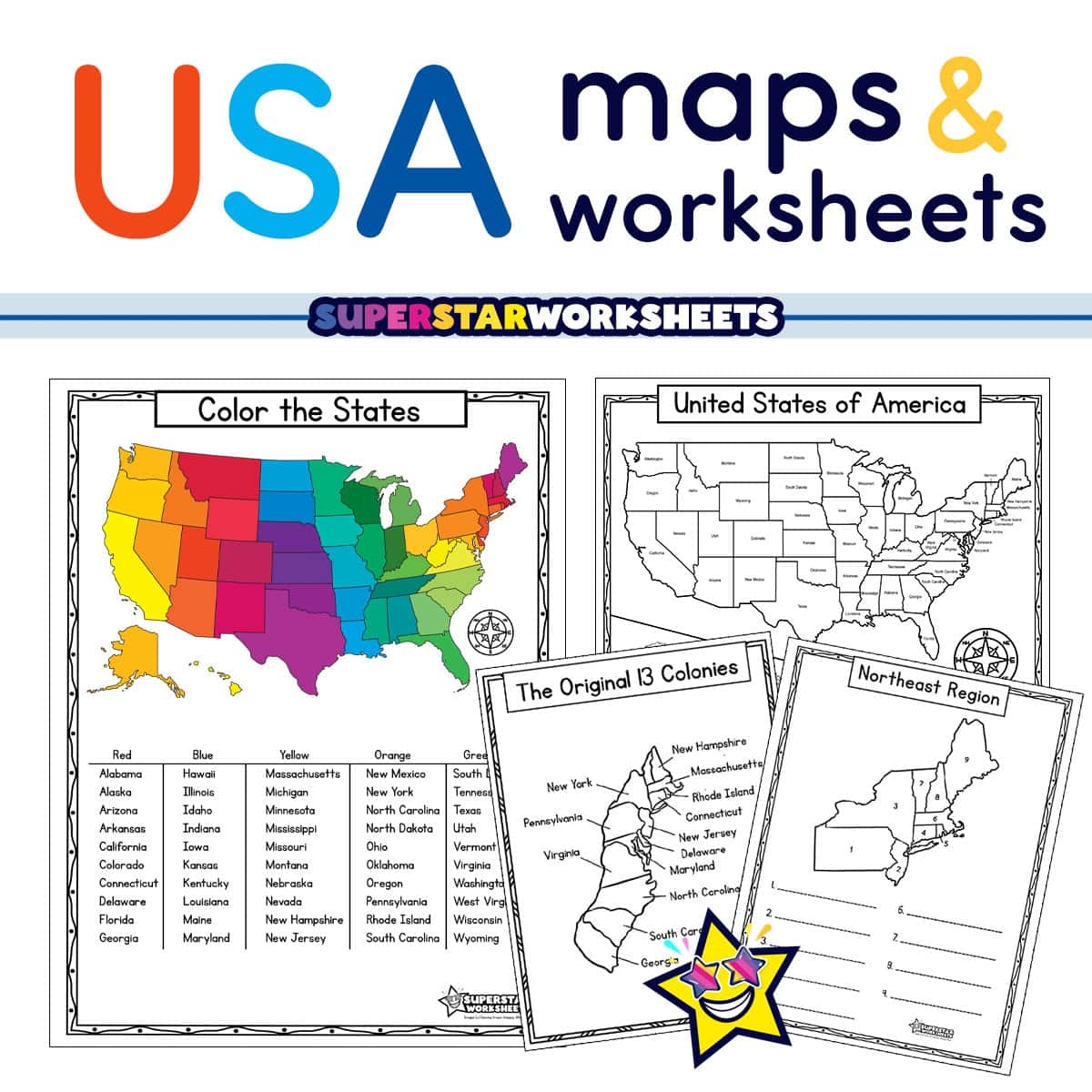 Us Map States And Capitals Printable