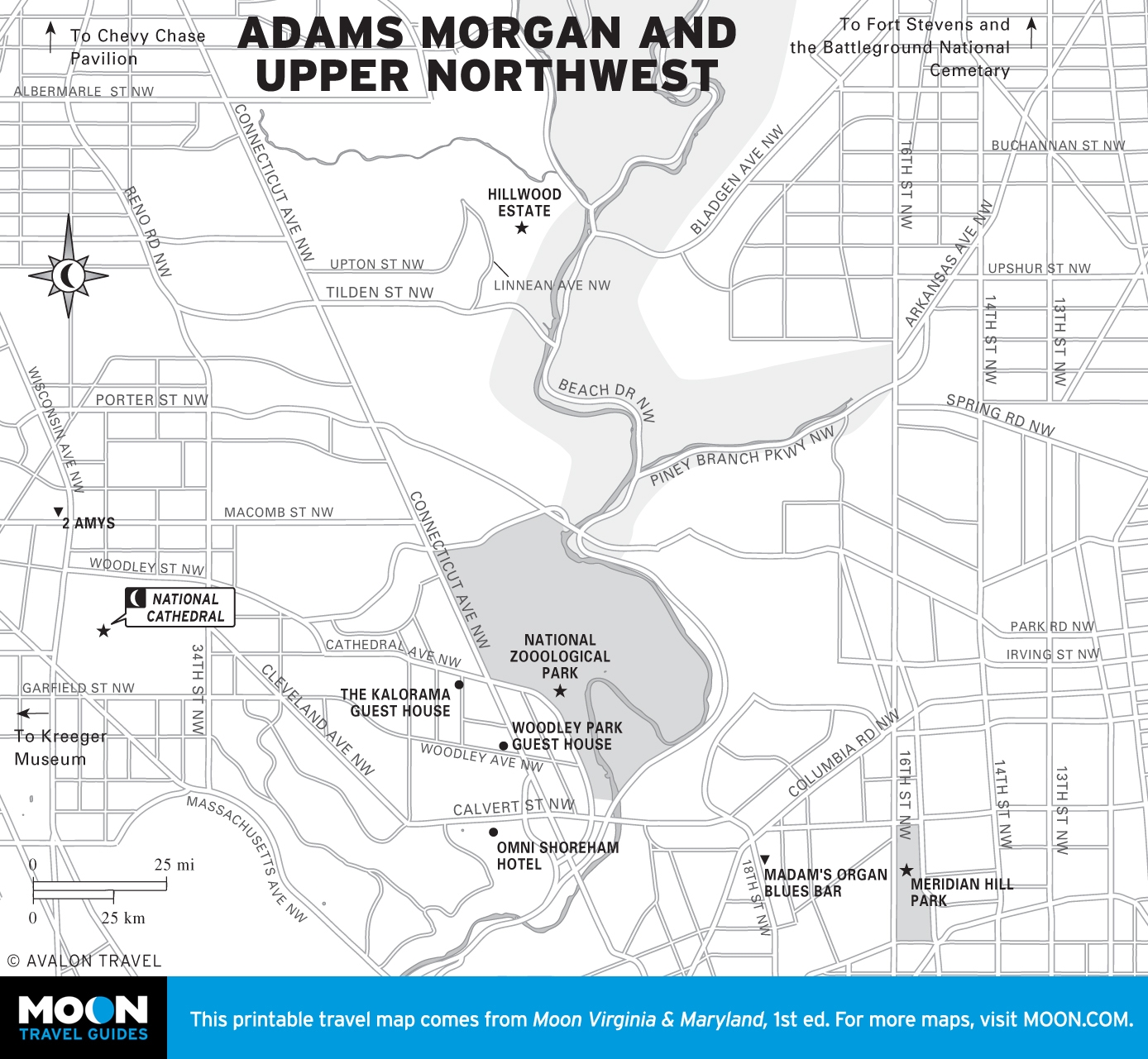 Washington DC Moon Travel Guides