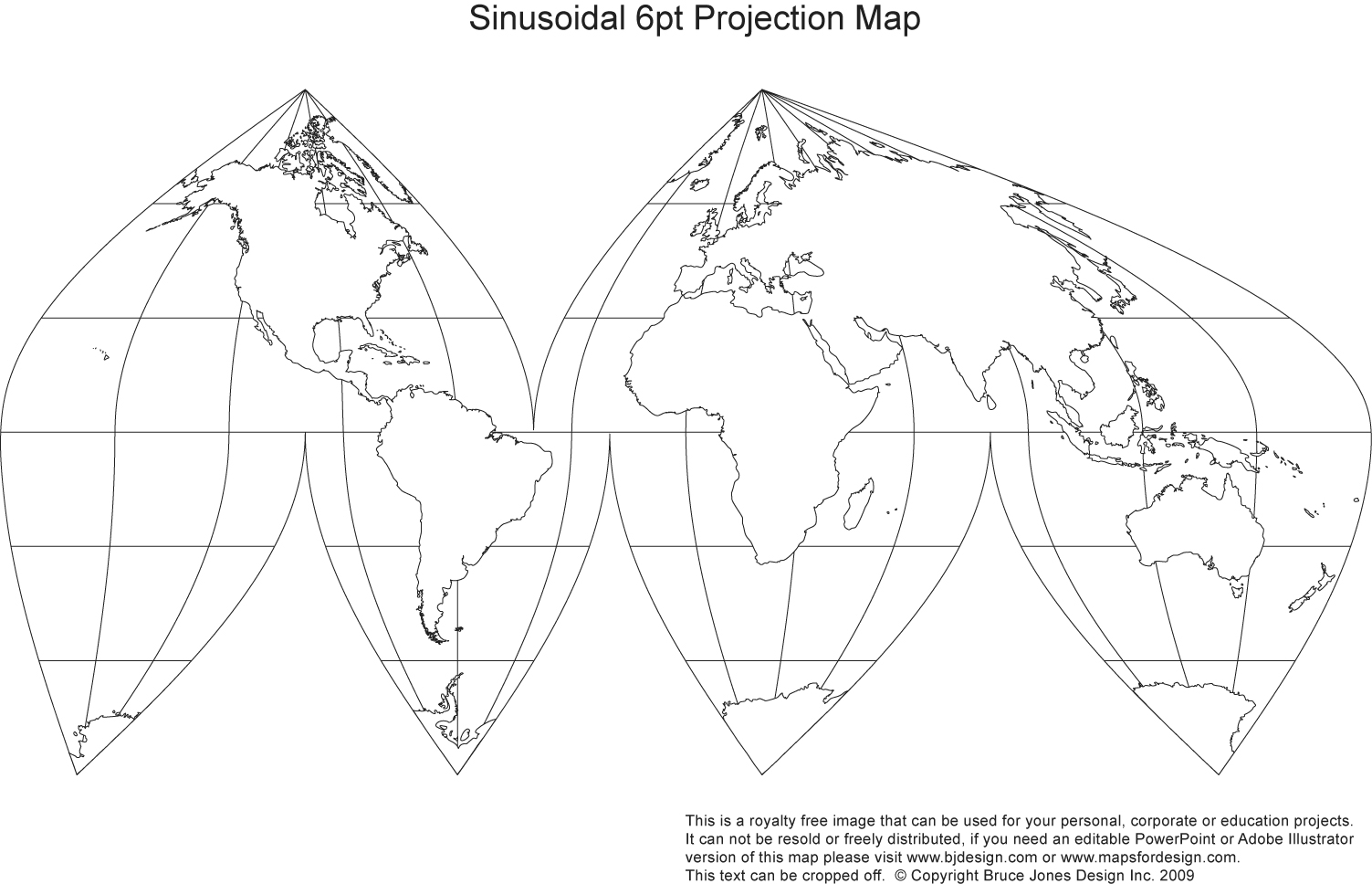 Globe Map Printable
