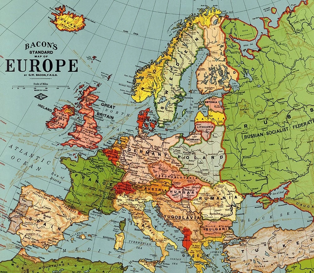 Vintage Map Printable