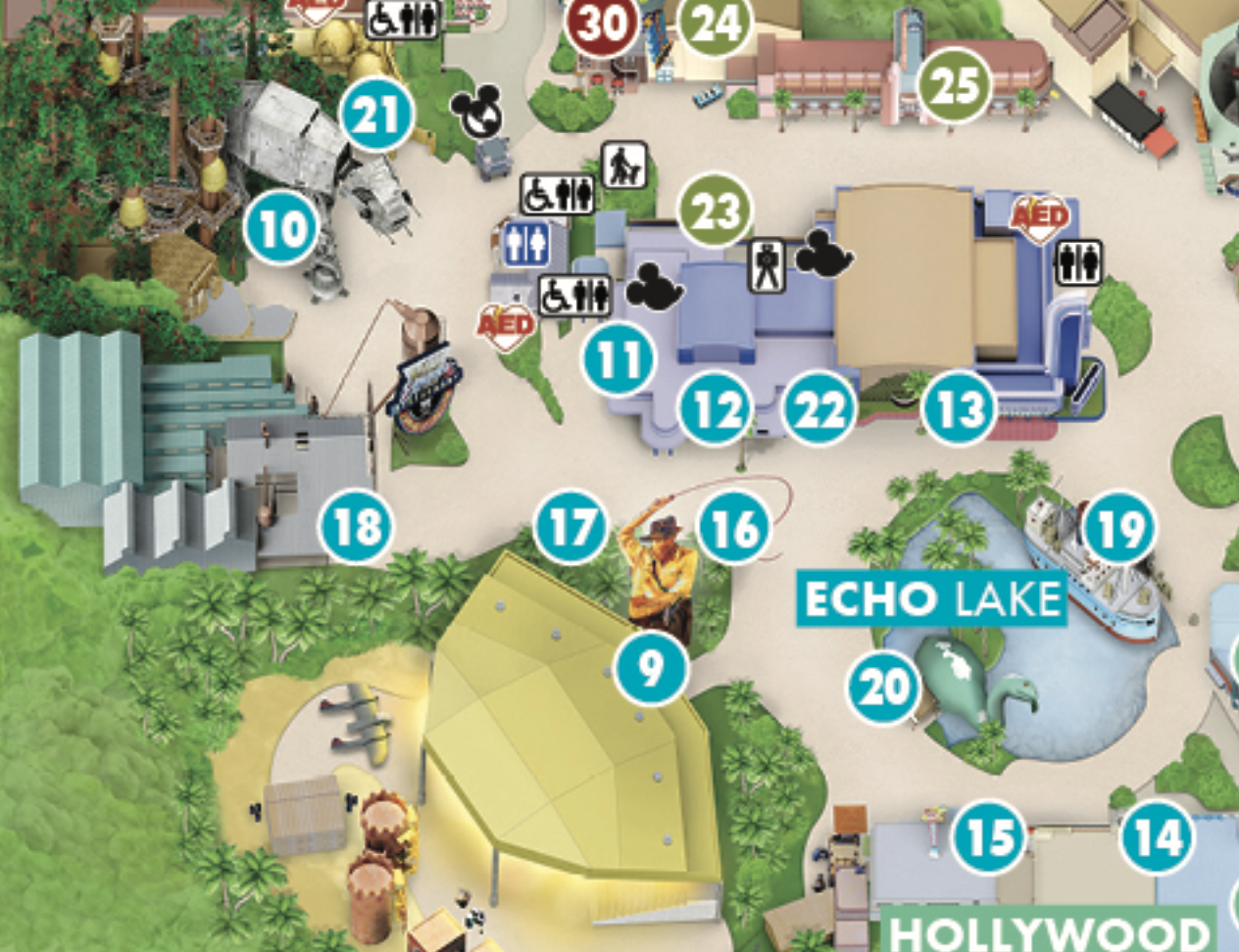 2025 Hollywood Studios Map Walt Disney World WDW Magazine