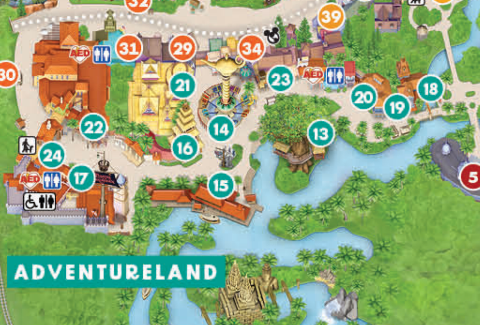 Printable Map Of Disney World