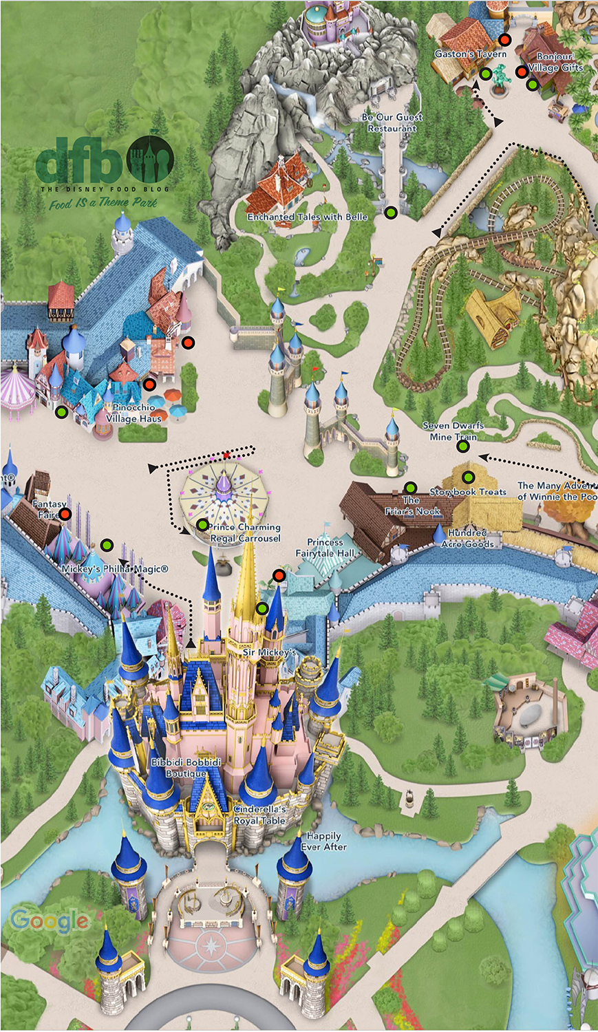 4 DFB Exclusive Disney World Maps To Make Your Next Trip MUCH Easier The Disney Food Blog