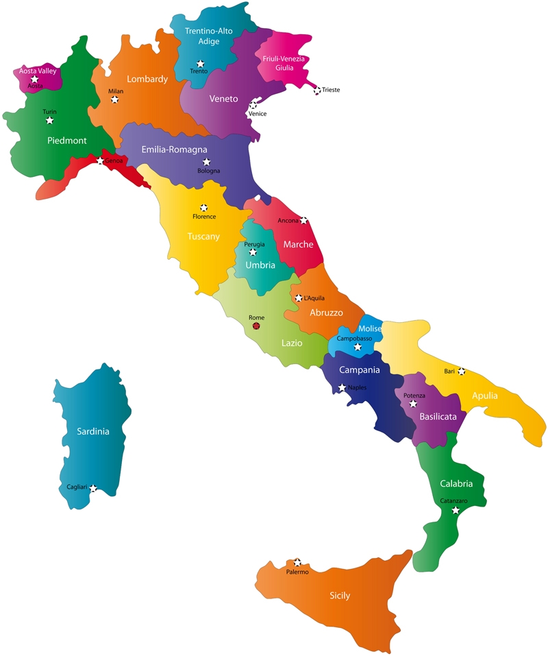 About Map Of Italy The Italy Map Website
