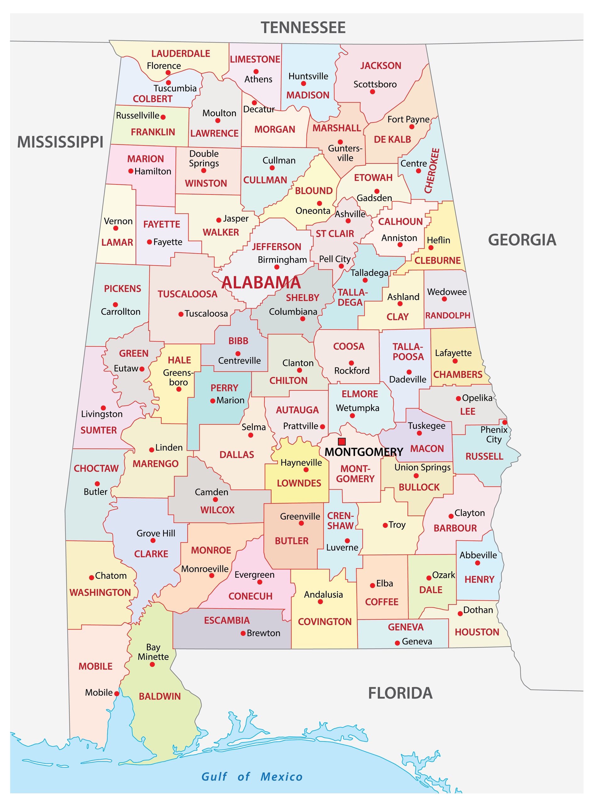 Alabama Maps U0026 Facts World Atlas