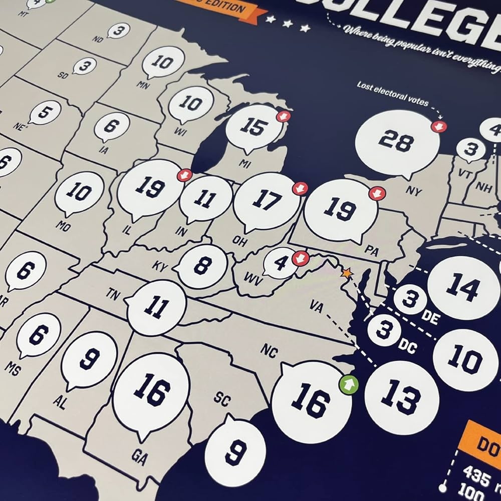Printable Electoral College Map 2025