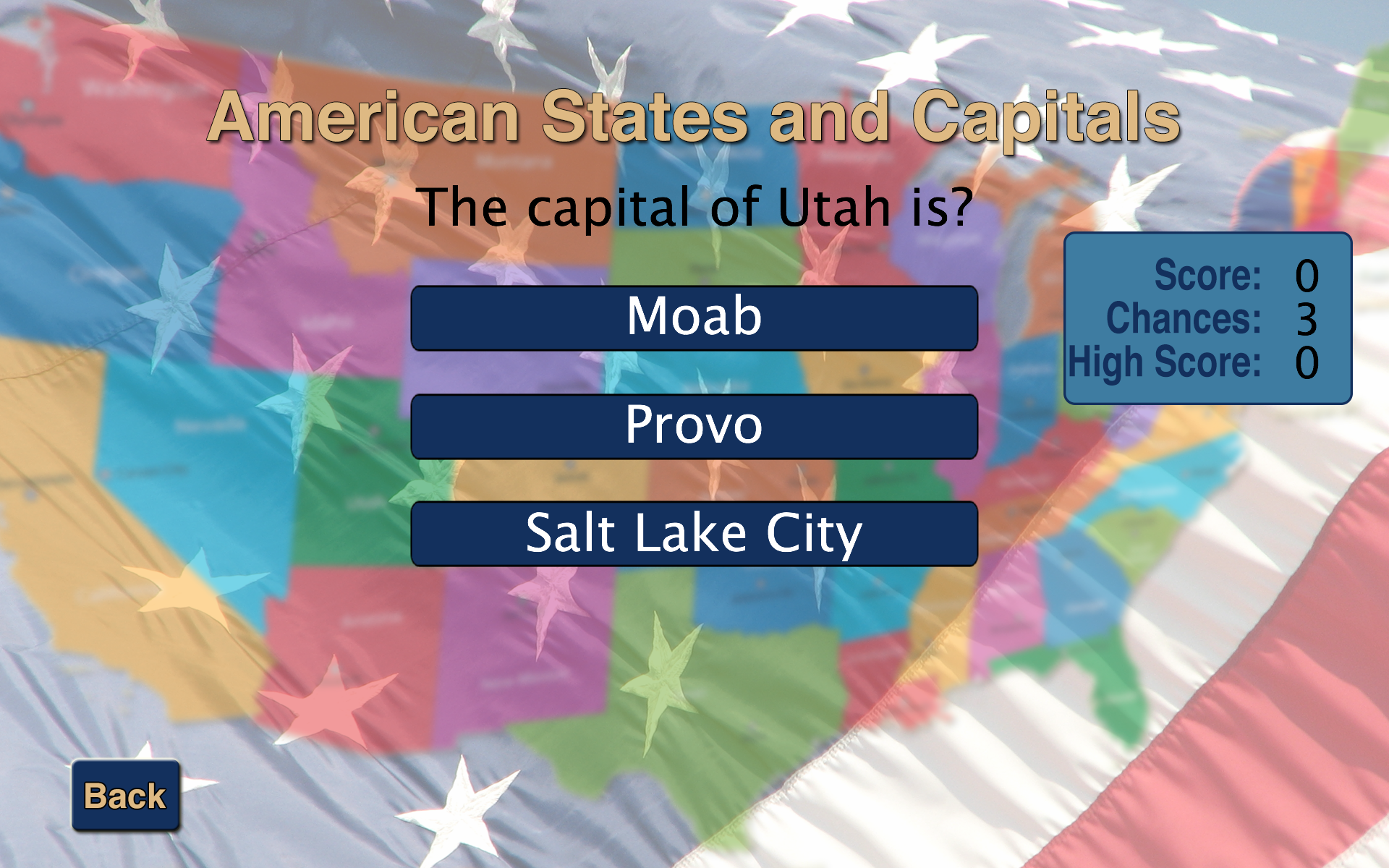 American States And Capitals App On Amazon Appstore