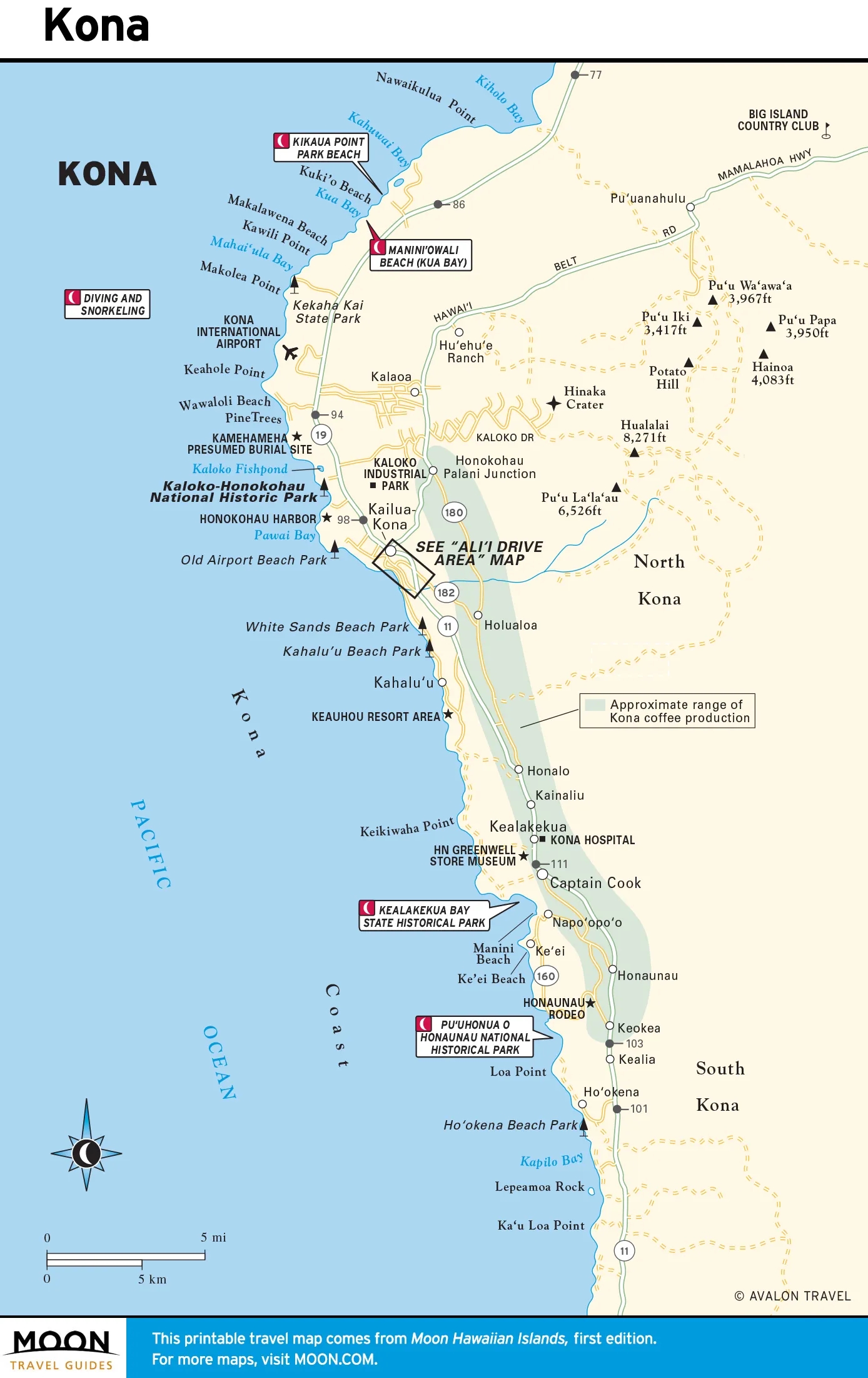 Big Island Of Hawai i Moon Travel Guides