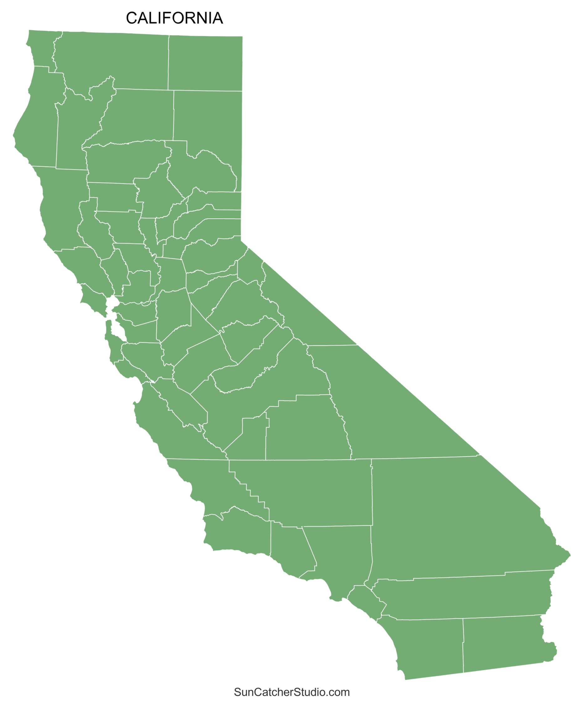 California County Map Printable State Map With County Lines Free Printables Monograms Design Tools Patterns U0026 DIY Projects