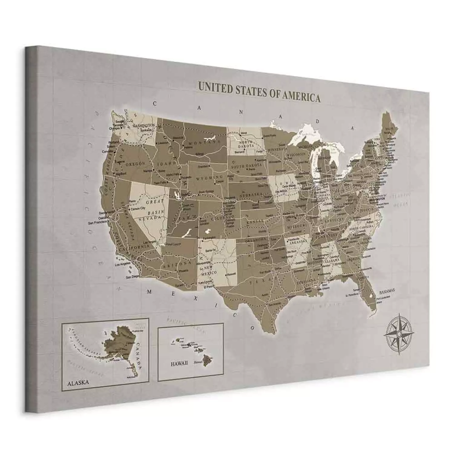 United States Of America Printable Map