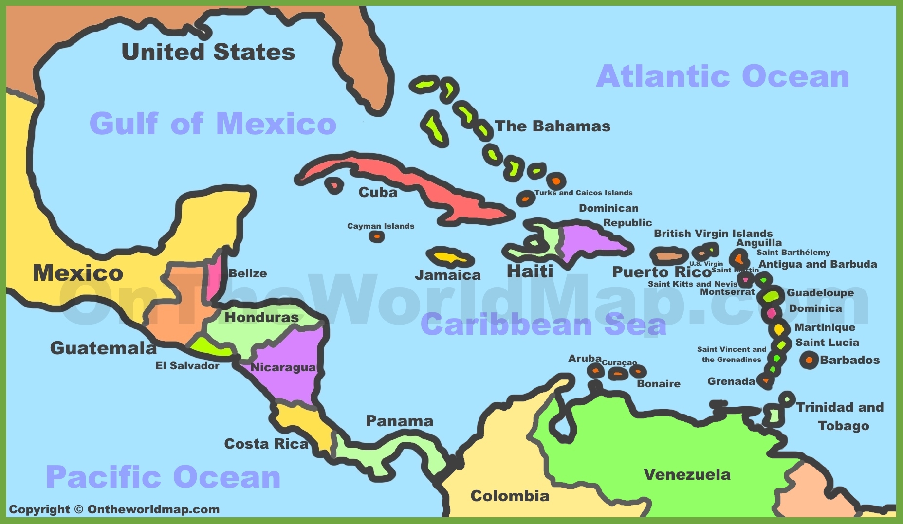 De Bry Map Caribbean Islands American State Florida Art Print Worksheets Library