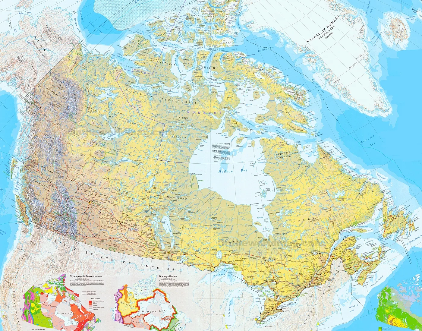 Discover Canada s Landscapes And Transportation Networks With Canada Maps Canada Maps
