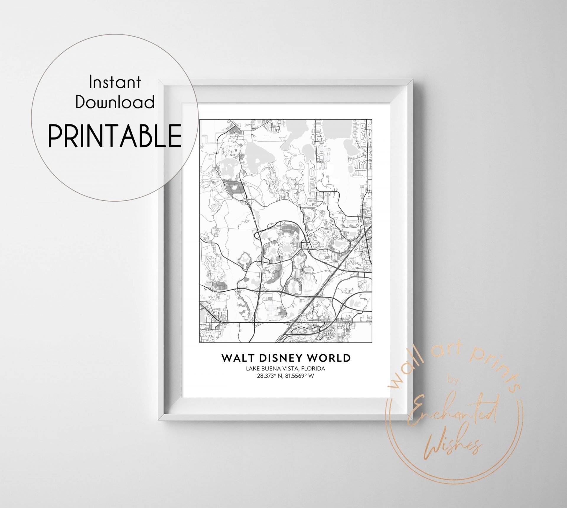 Disney World Map Printable