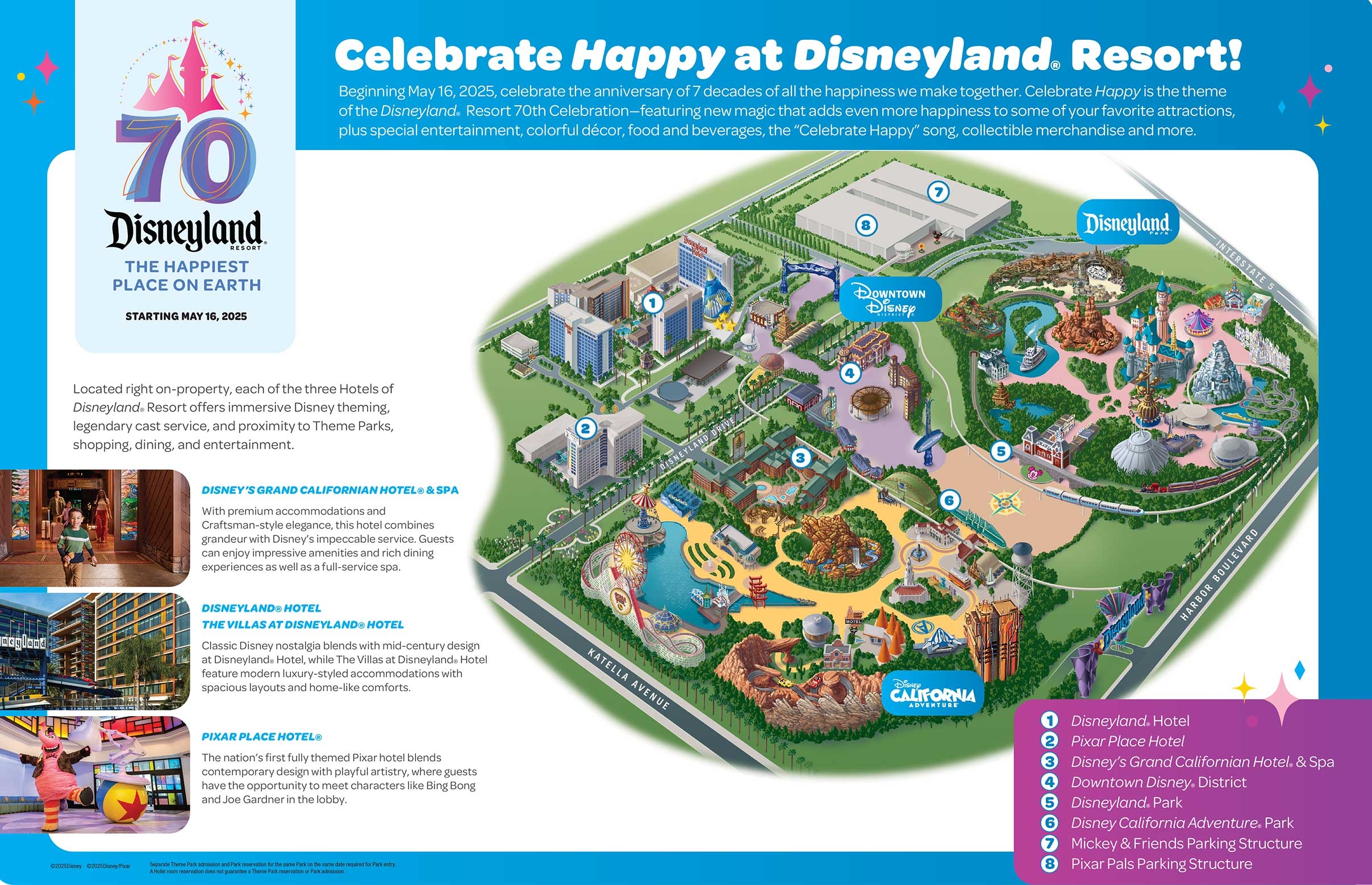 Disneyland Park Map In California Map Of Disneyland