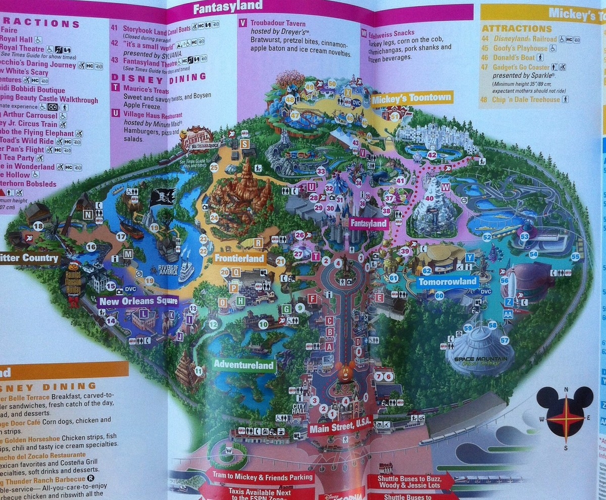 Disneyland U0026 California Disney Guide Maps Hallowen Time 2014 Set Mansion Tower EBay UK