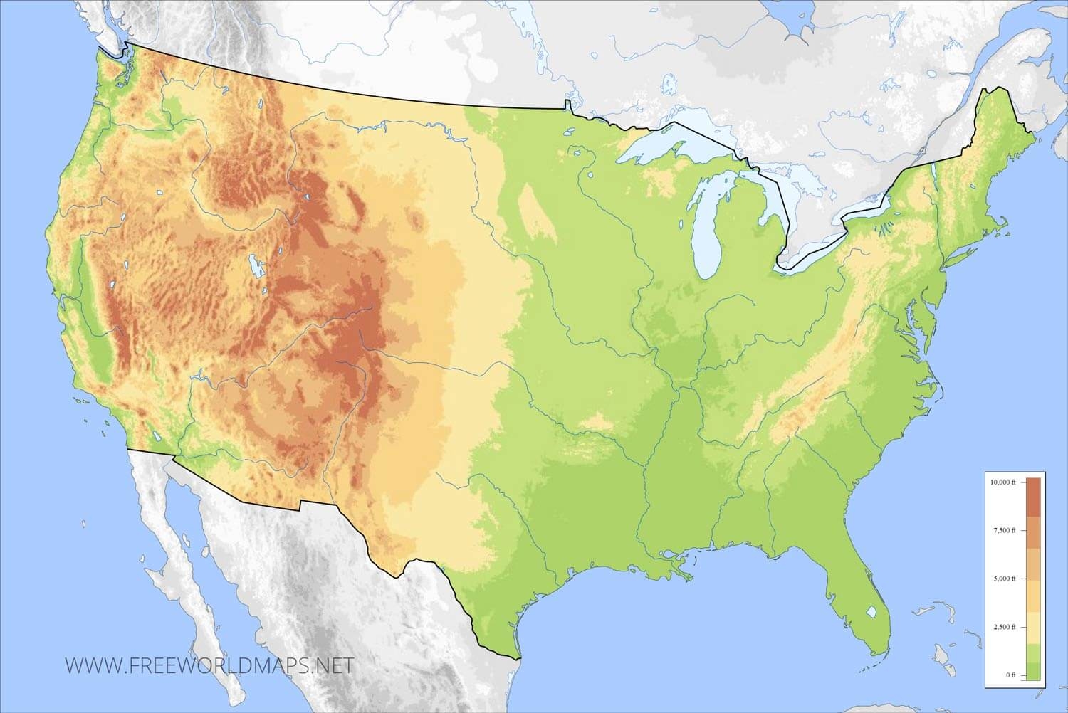 Download Free US Maps