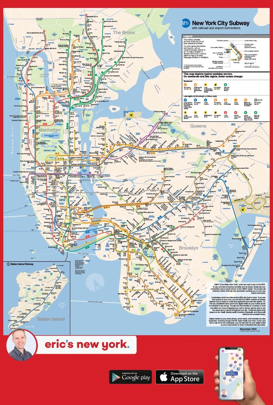 Download MTA New York Subway And Bus Maps 2025