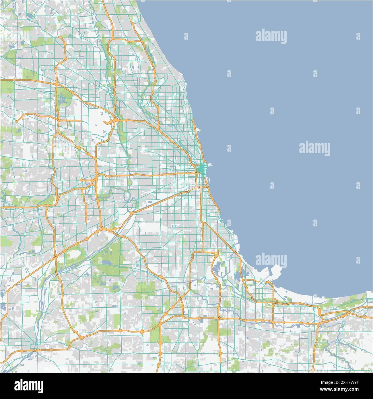 Printable Map Of Chicago