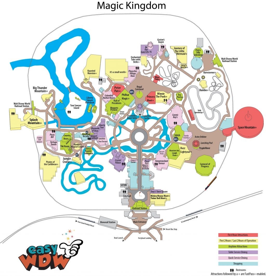 Printable Map Of Animal Kingdom