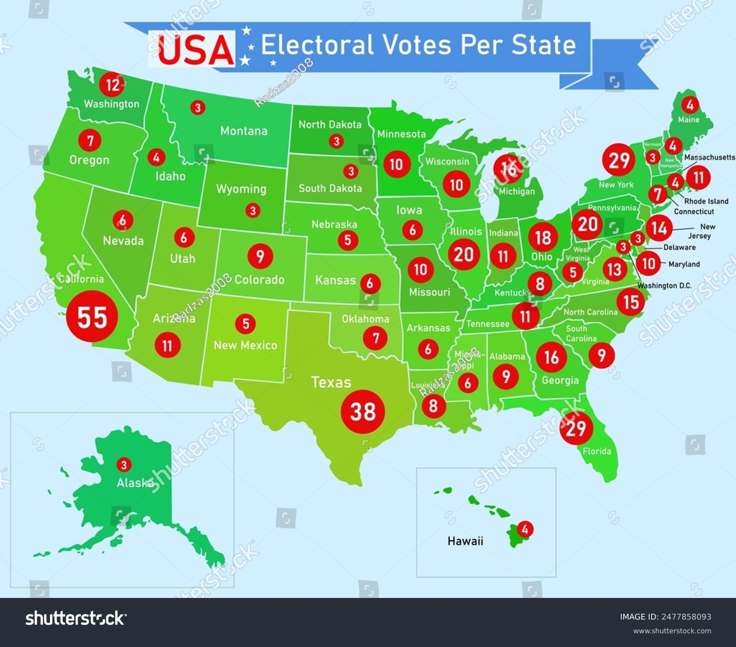 Electoral College Map Over 90 Royalty Free Licensable Stock Illustrations Drawings Shutterstock