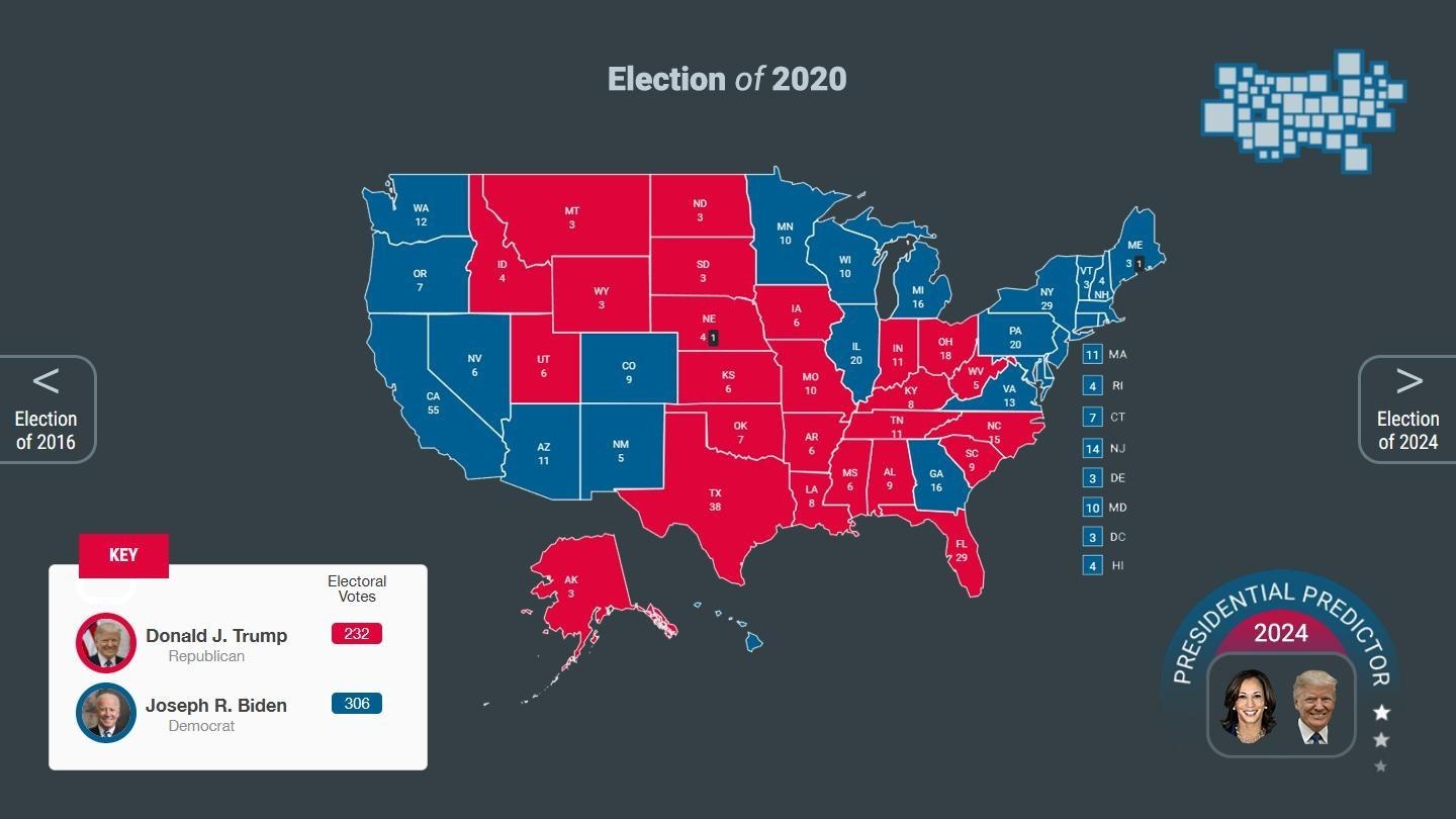 Electoral Decoder Interactive Map PBS LearningMedia