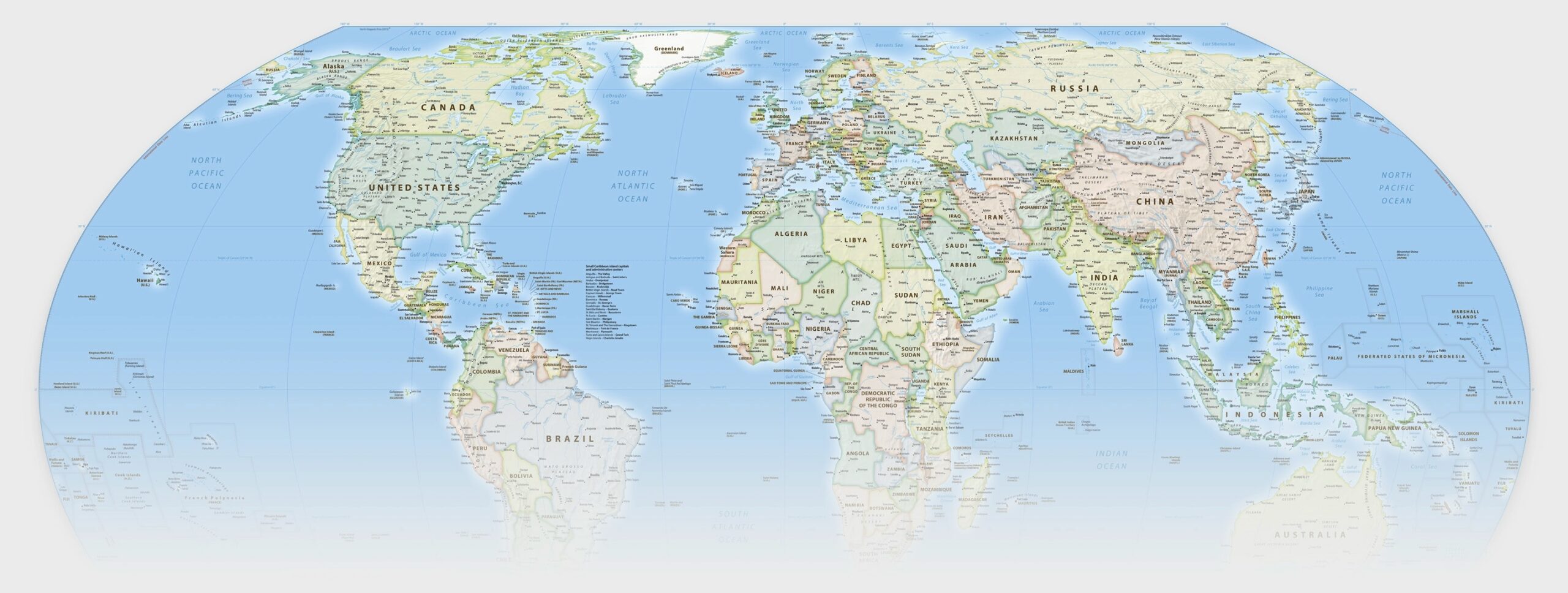 Printable World Maps Free