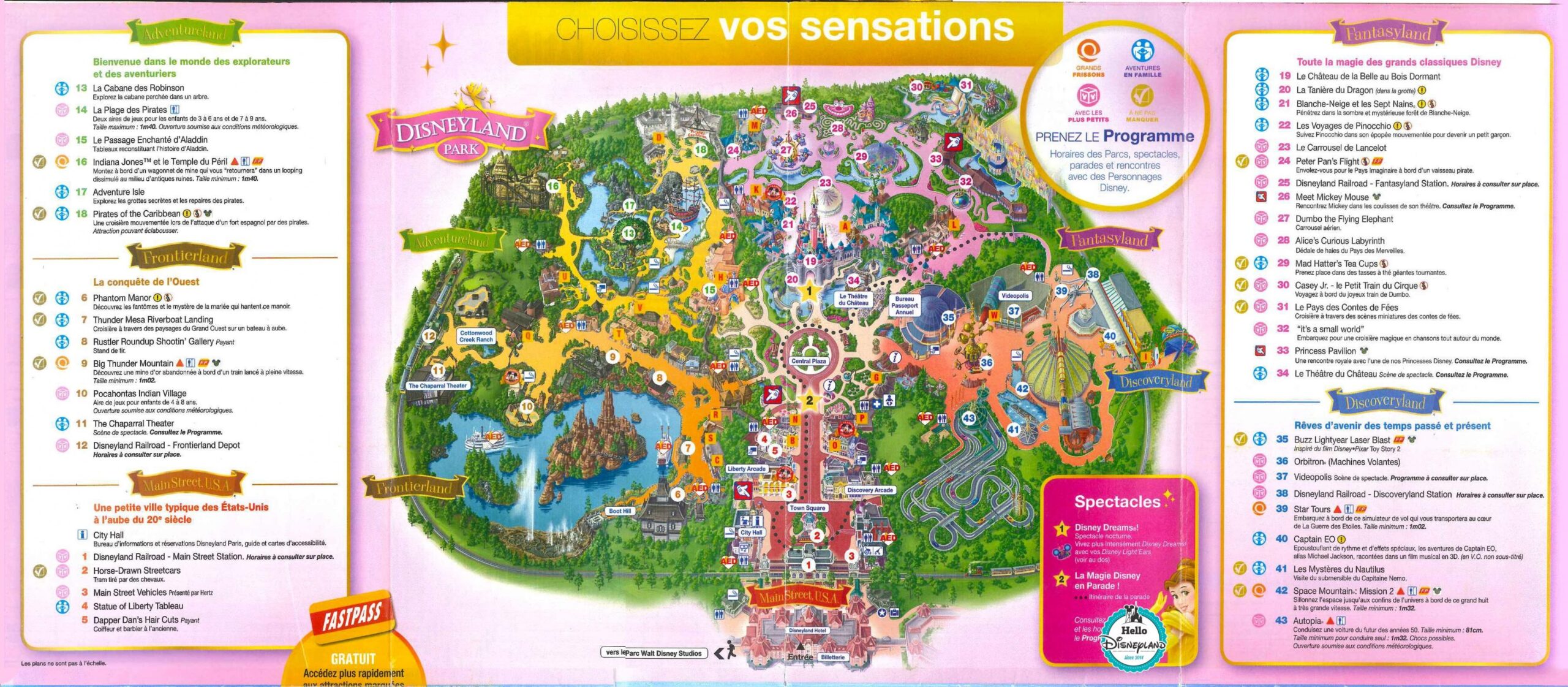 Disneyland Map Printable