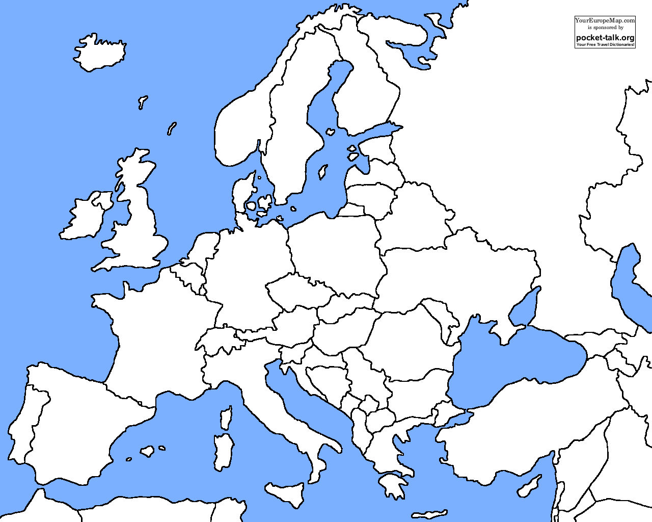 European Map Printable