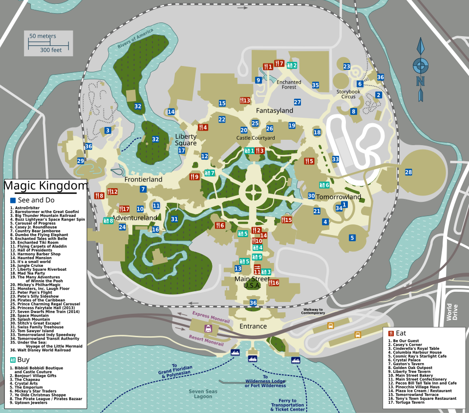 Printable Disney World Map