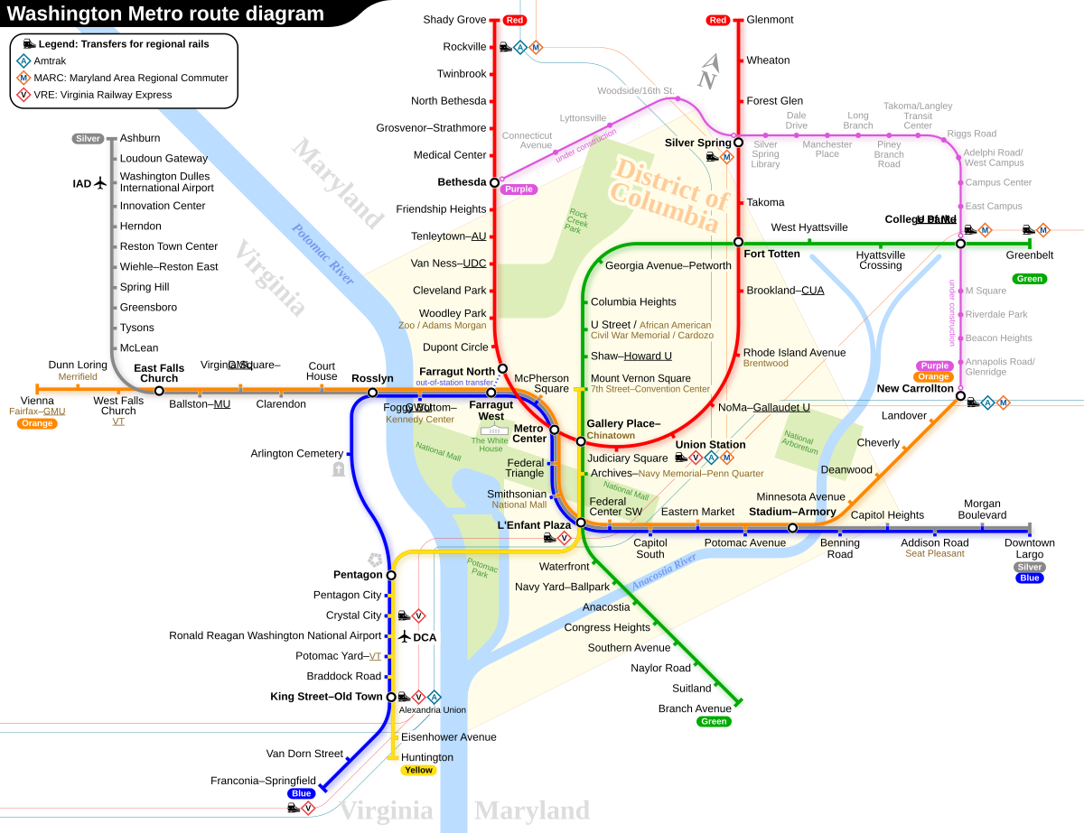 File Washington Metro Diagram Sb svg Wikipedia