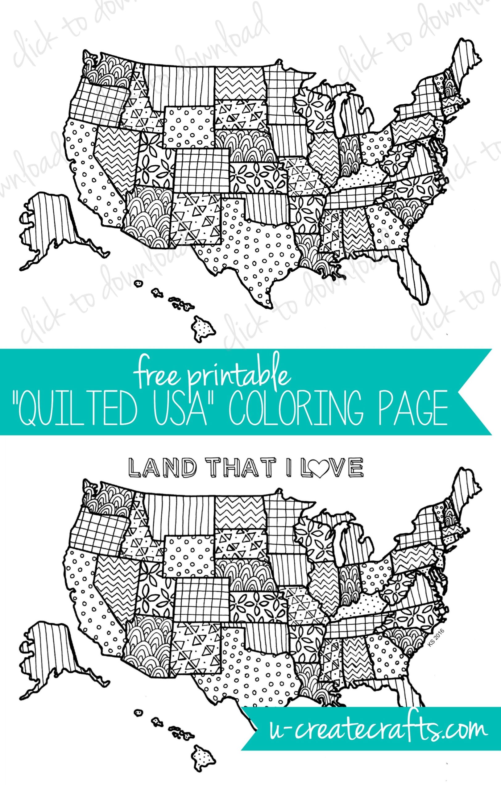 Usa Map Free Printable