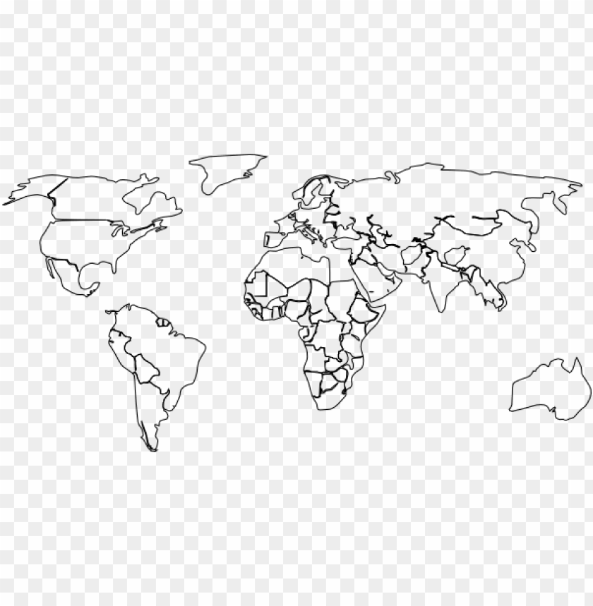 Free Download HD PNG Banner Transparent Download Blank Background Clip Art Printable Blank World Map Countries PNG Transparent With Clear Background ID 280985 TOPpng