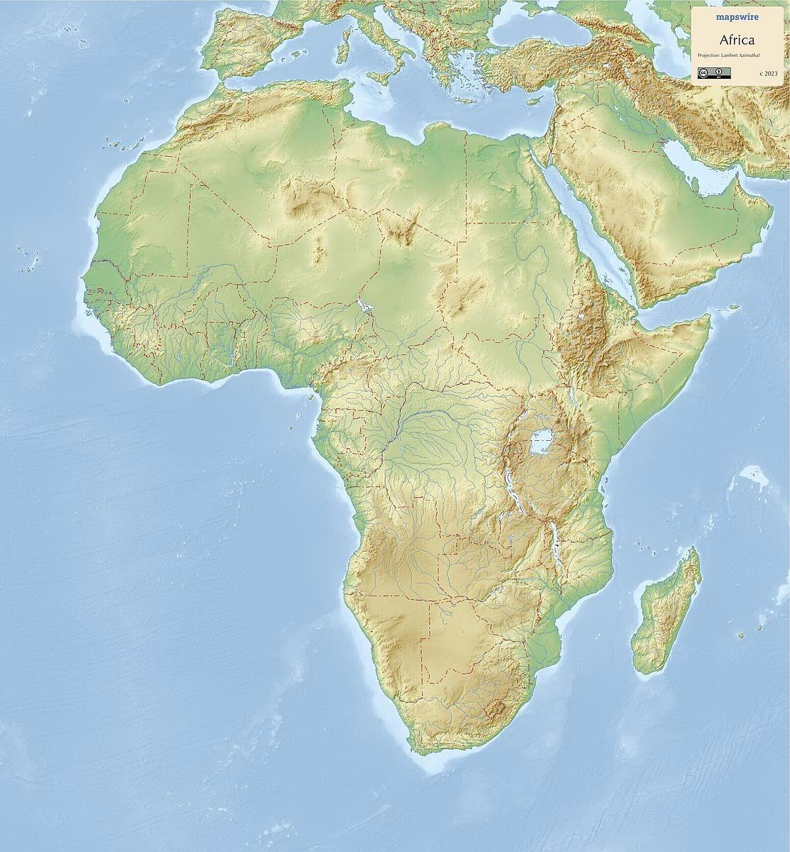 Free Maps Of Africa Mapswire