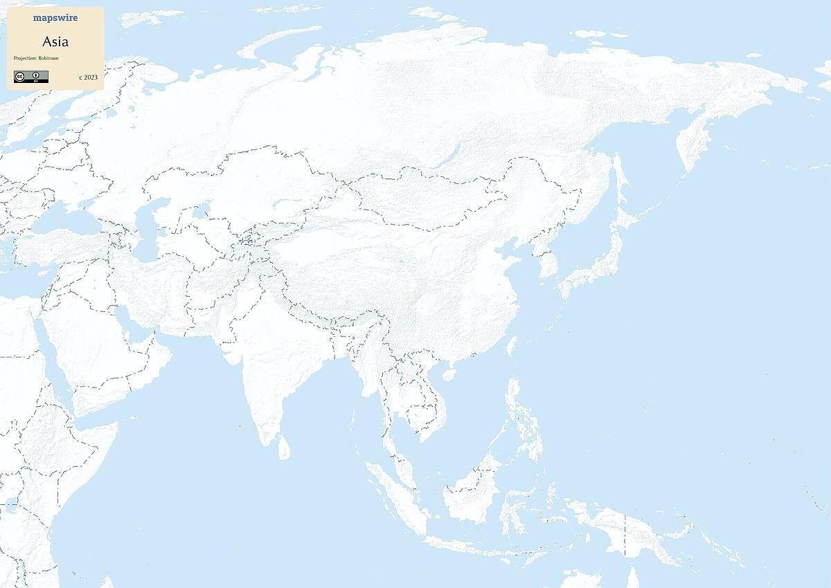 Free Maps Of Asia Mapswire