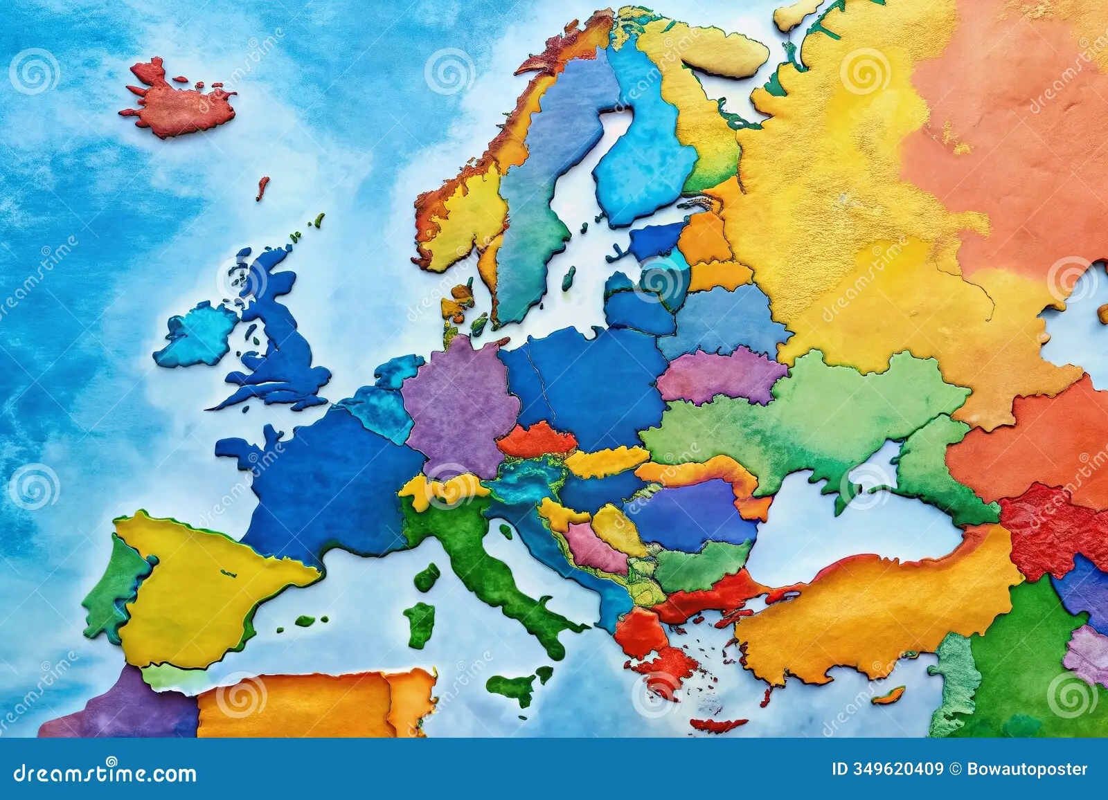 Free Printable European Map Outline Download HighQuality Blank Map PDF For Education Geography Projects Or Decorations Stock Illustration Illustration Of Educational Download 349620409