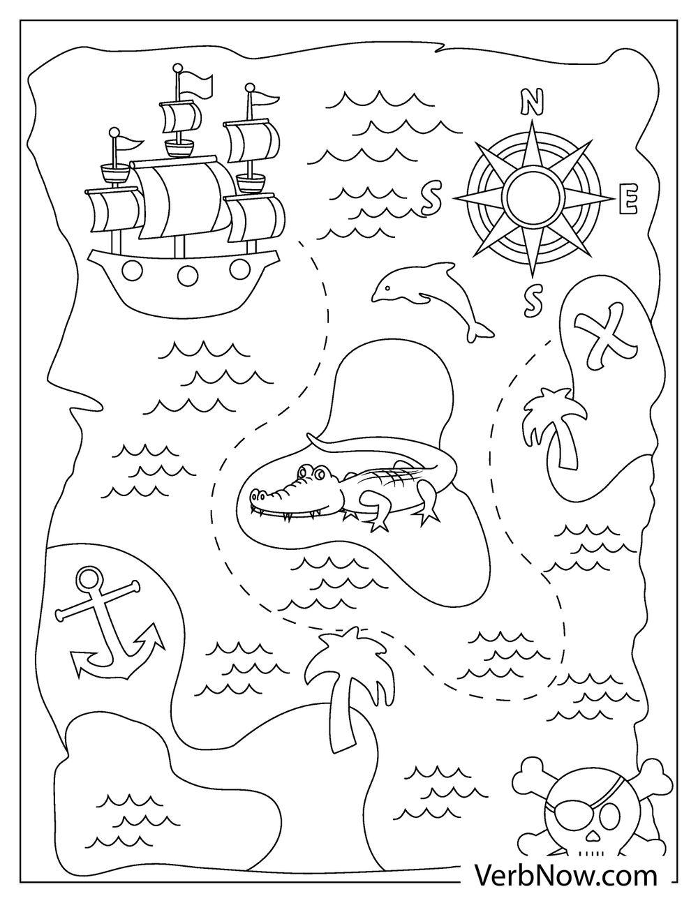 Free Pirate Map Printable