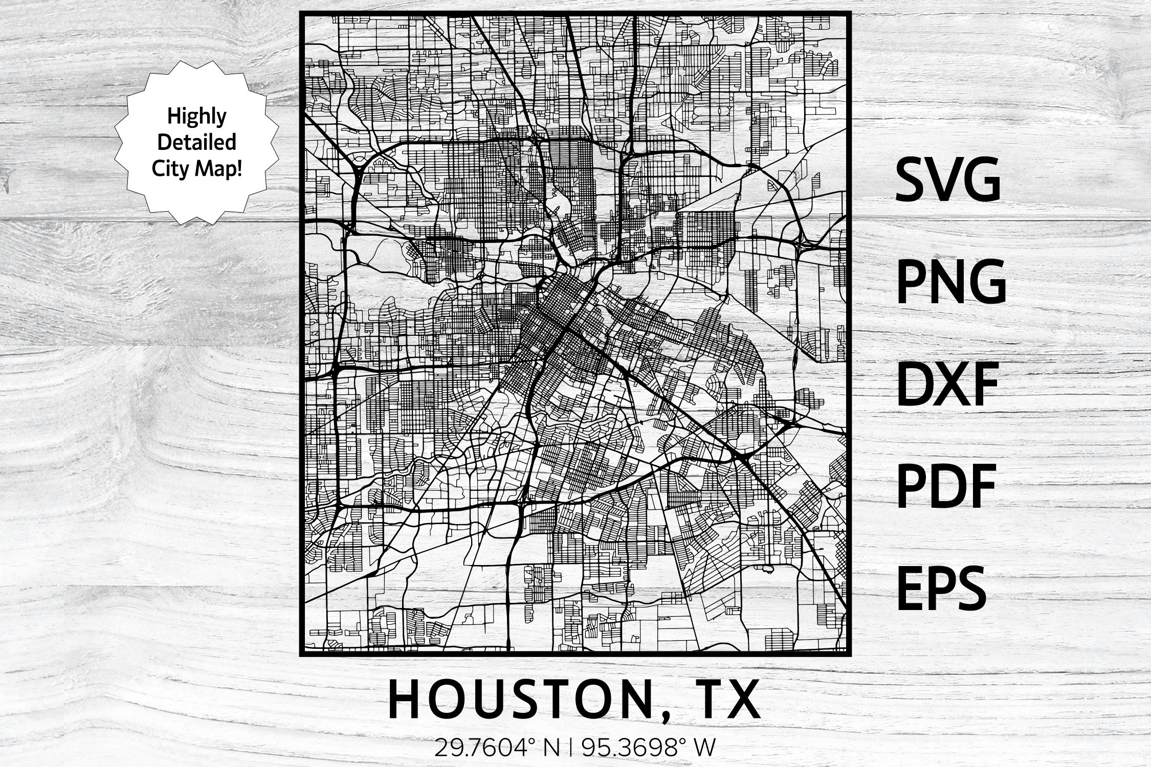 Printable Map Of Houston Texas