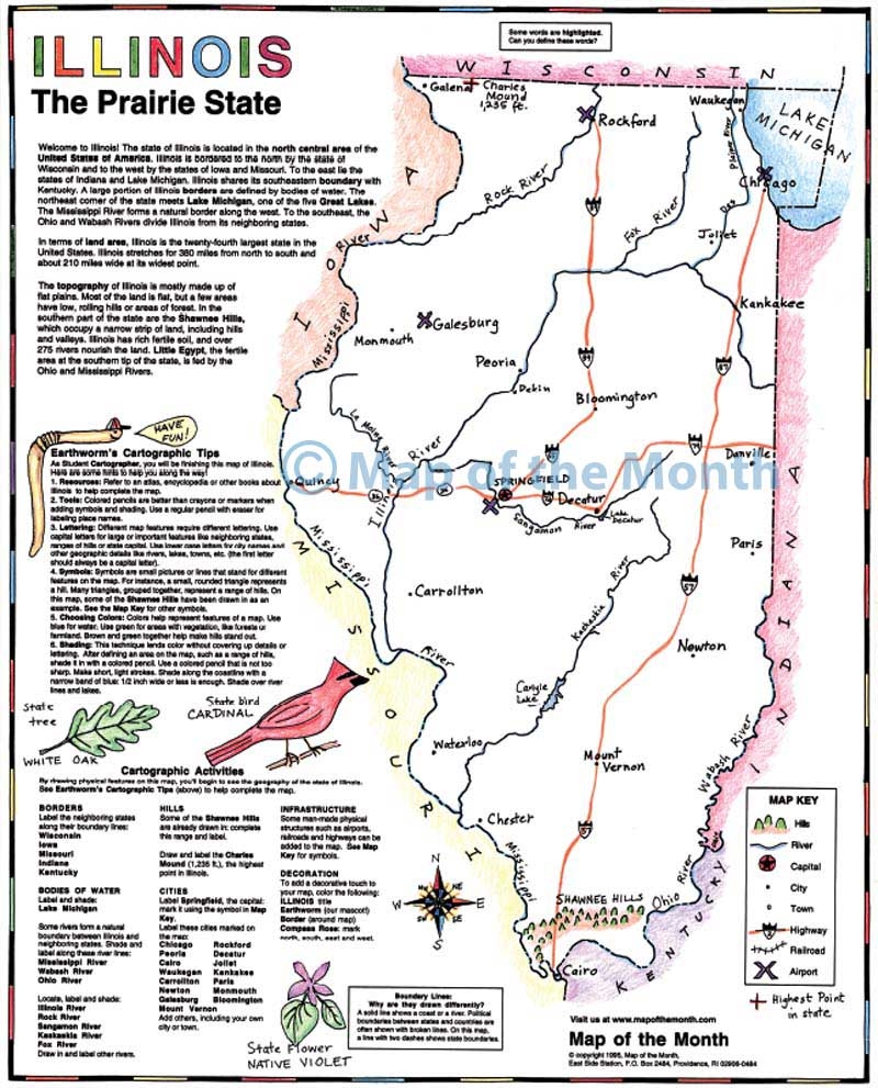 Illinois Map