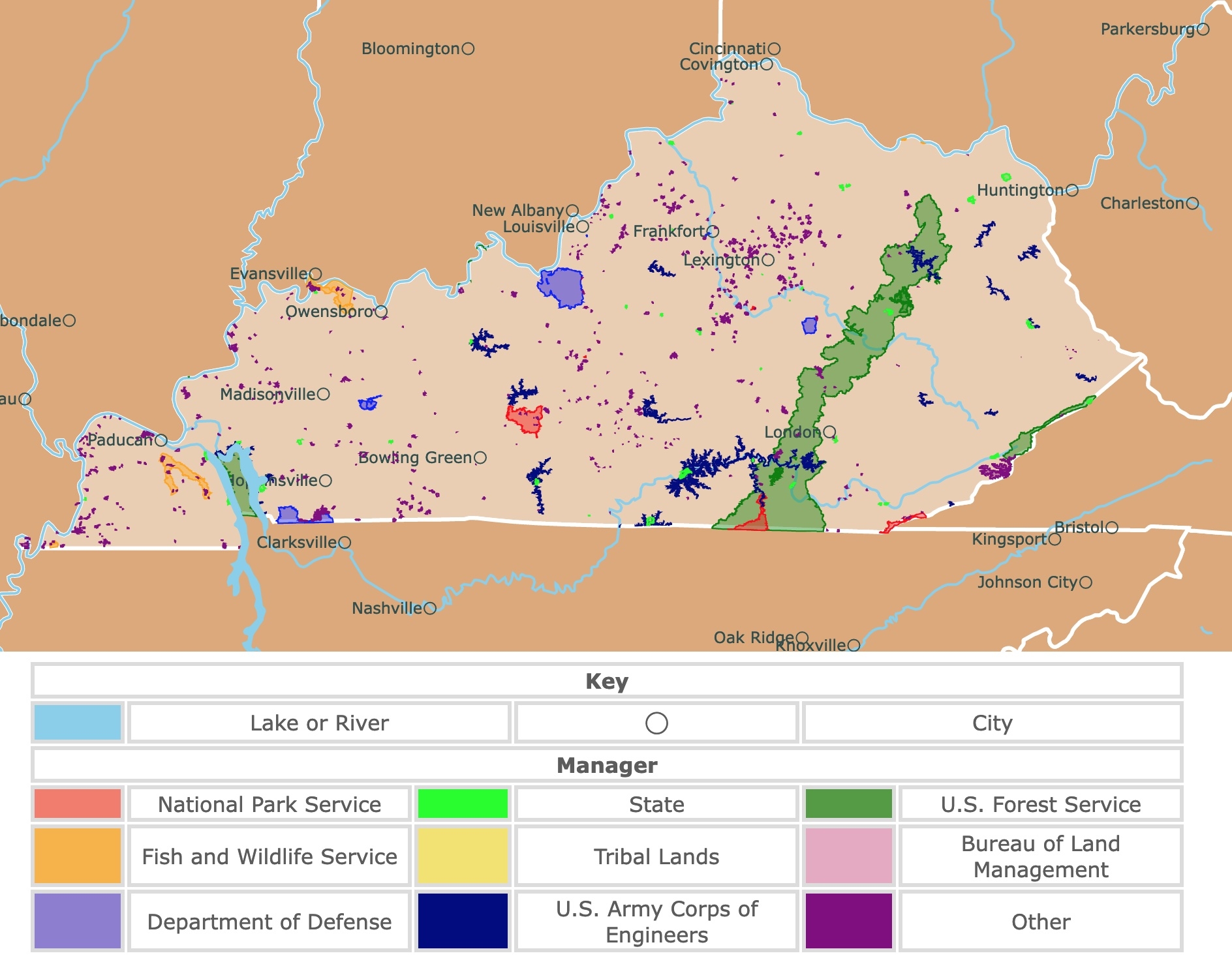 Printable Map Of Kentucky Counties
