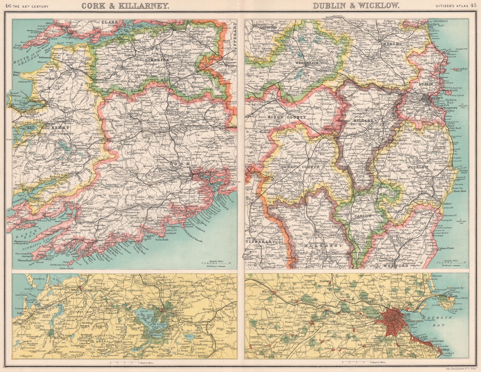 Ireland 1901 Printable Map