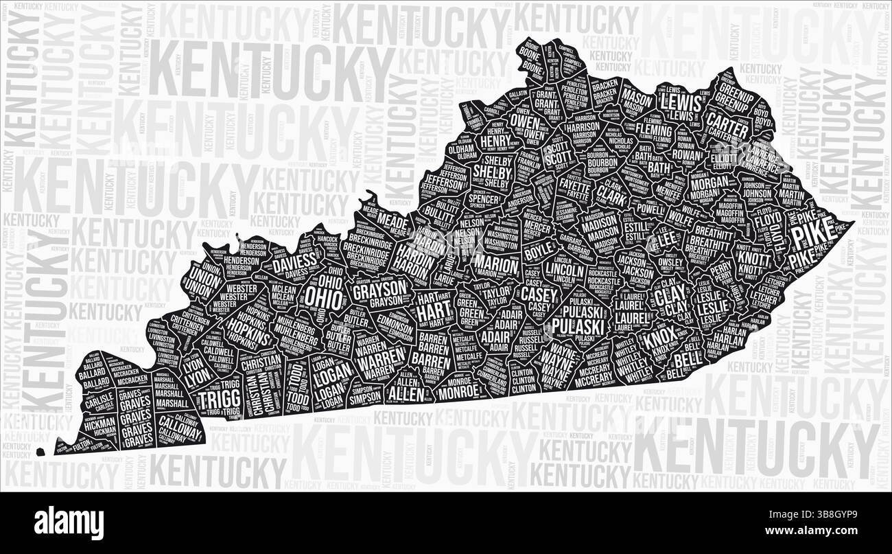 Kentucky Bluegrass Region Stock Vector Images Alamy