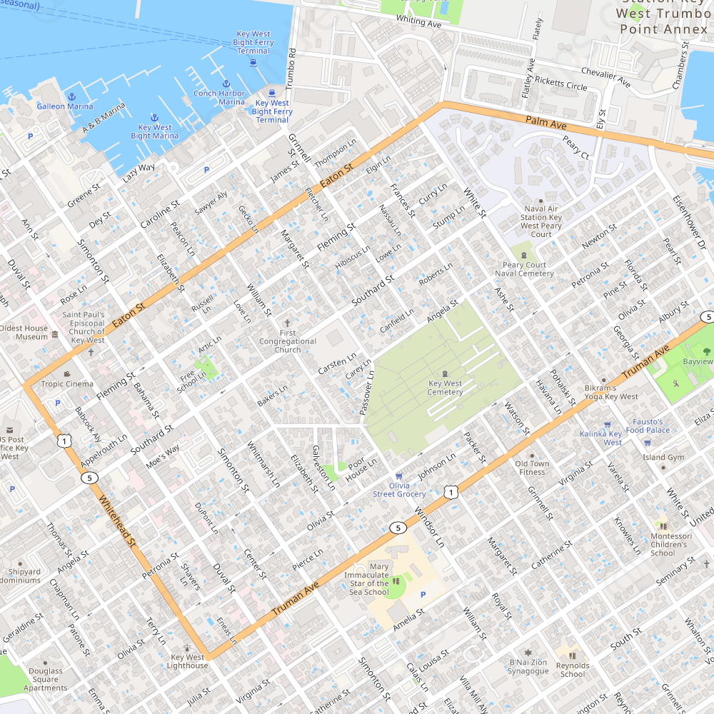 Printable Key West Map