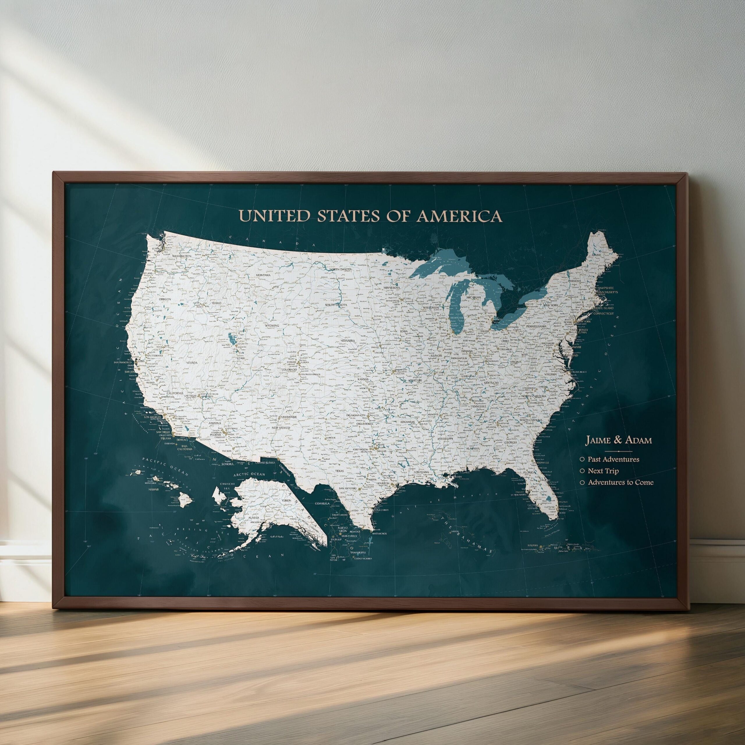 Large USA Map Detailed US Wall Map United States Travel Map